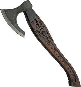 PA882476.jpg Rite Edge Ragnarok Bearded Axe 24" Ash Wood Handle Fixed Blade