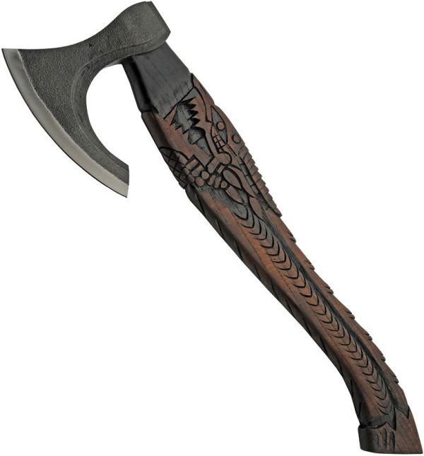 Rite Edge Ragnarok Bearded Axe 24" Ash Wood Handle Fixed Blade