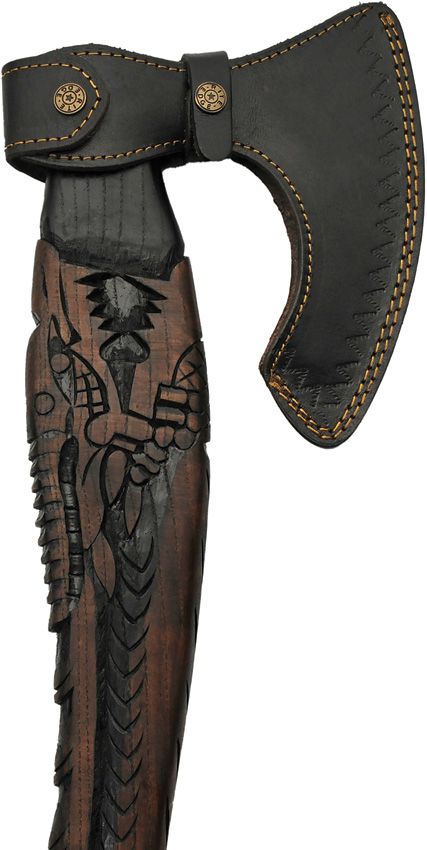 Rite Edge Ragnarok Bearded Axe 24" Ash Wood Handle Fixed Blade