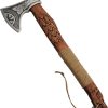 PA882488.jpg Rite Edge Dragon Scale Axe 22" Ash Wood Handle Fixed Blade