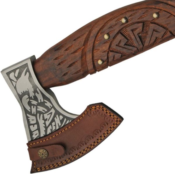 Pakistan Viking Compass Axe 22" Ashwood Fixed Blade