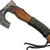 PA882491.jpg Pakistan Nordic Throwing Axe 12.5" Stainless Fixed Blade