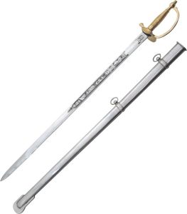 PA884.jpg India Made CSA Officer's Dress Sword 29" Blade Brass Handle