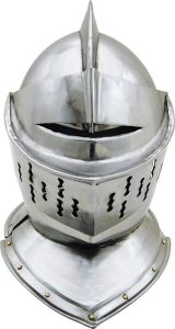 India Made European Knights 18 Gauge Steel Helmet