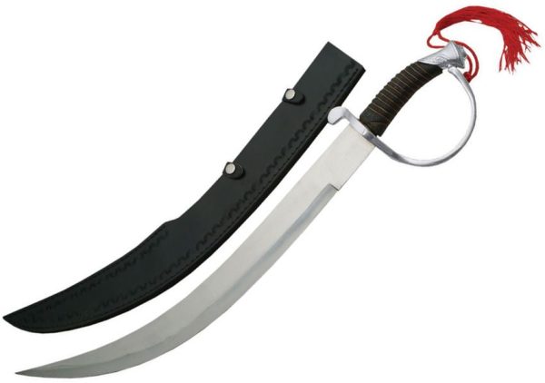 Pakistan Pirate Sword 25" Stainless Fixed Blade Knife Black