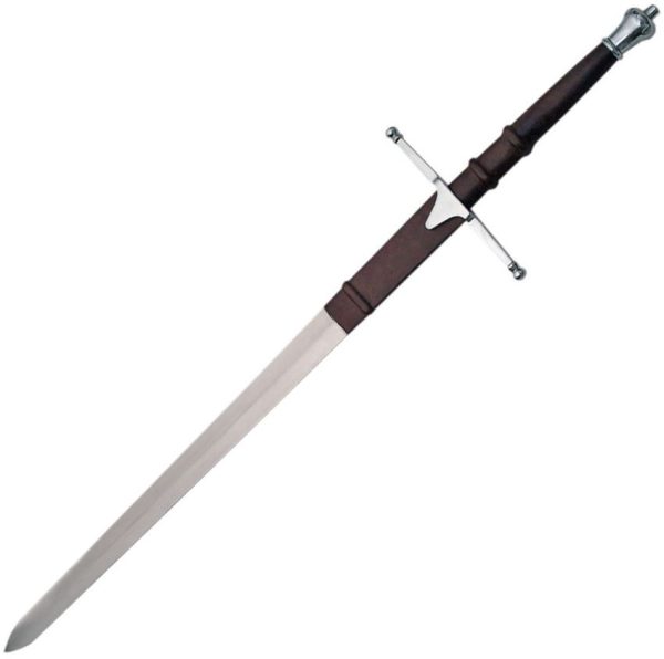 Pakistan Wallace Sword 42" Fixed Blade Stainless Steel Leather