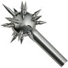 Pakistan Silver Mace Ball Spike - 34.75 inches
