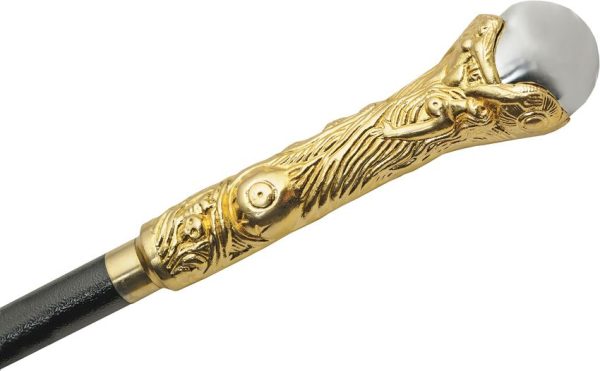 Rite Edge Gold Wizard Sword Cane - Swordstick