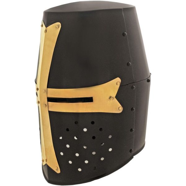 Pakistan Crusader Great Helm - Wearable Carbon Steel