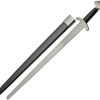 India Medieval Viking Sword 30" Carbon Steel Blade Fixed Blade