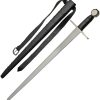 India Made Medieval Belt Sword 38" Carbon Steel Fixed Blade
