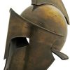 India Made Gold Gladiator Helmet - 18 Gauge Steel