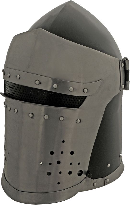 India Made Knights Crusader Helmet 18 Gauge Steel Silver