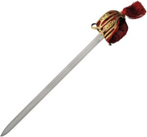 India Made Scottish Sword 36" Stainless Blade Brass Hilt
