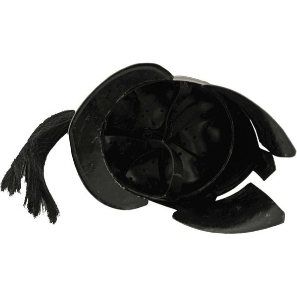 PA910994_add_03.jpg India Made Roman Helmet Carbon Steel - Black Plume