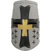 India Made Medieval Crusader Helmet 18 Gauge Steel