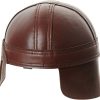 India Made Leather Norman Nasal Helmet - Iron Nose