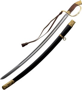 CAS Hanwei Dragoon Officer's Shashka - Satin Steel 33in