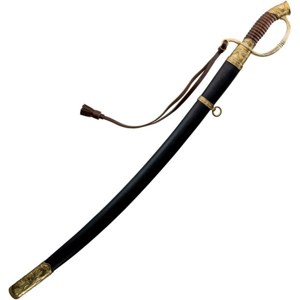 CAS Hanwei Dragoon Officer's Shashka - Satin Steel 33in