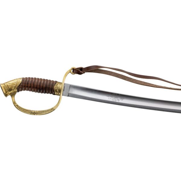 CAS Hanwei Dragoon Officer's Shashka - Satin Steel 33in