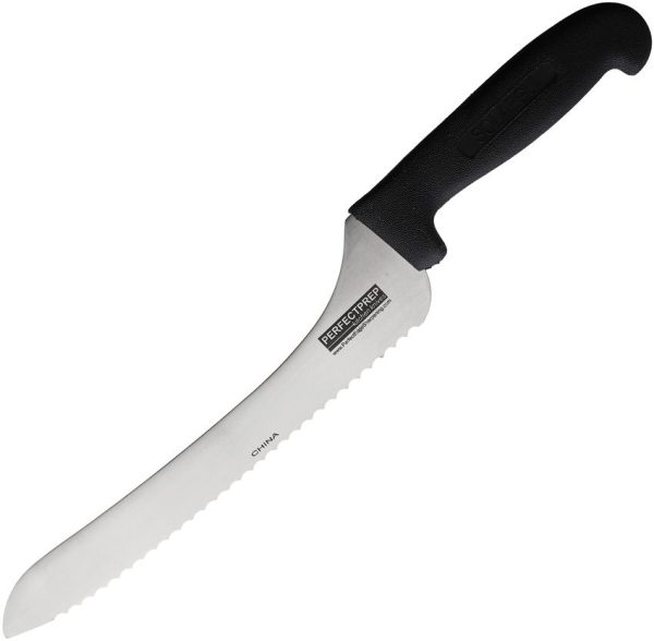Perfect Edge Bread Knife 9in Serrated Offset Handle