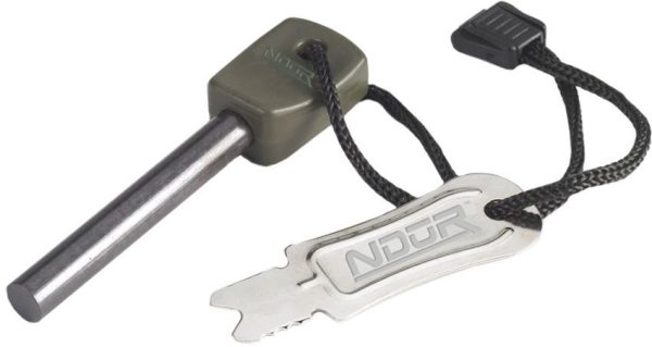 Ndur Army Fire Steel and Striker - 2.75in