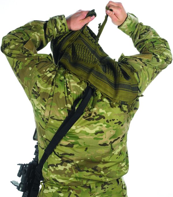 Camcon Shemagh Black 100% Cotton