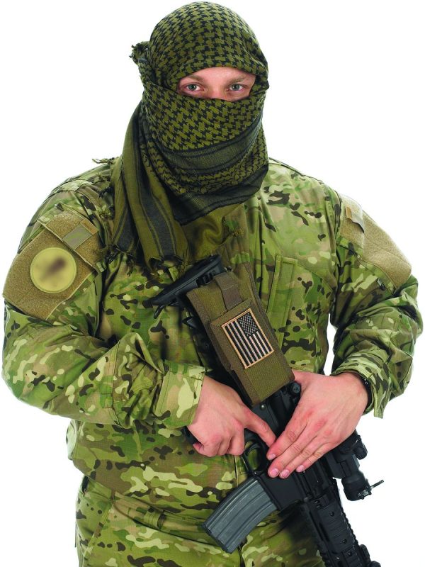 Camcon Shemagh Black 100% Cotton