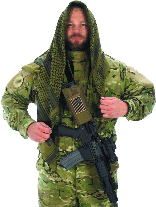 Camcon Shemagh Black 100% Cotton