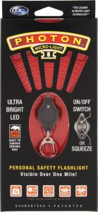 Photon Micro-Light II Red LED Keychain Light