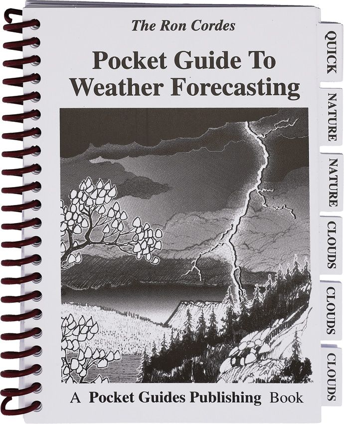 Books Pocket Guide Weather Forecast Water Resistant Spiral Bound