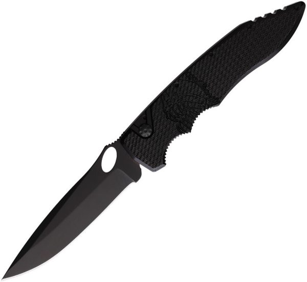 Piranha Auto Mini Predator Spear Point Black