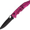 Piranha Auto Mini Predator Button Lock - Pink Camo Handle