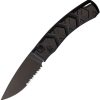 Piranha Auto X Button Lock - Black Serrated 154CM