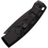 Piranha Auto X Button Lock - Black Serrated 154CM