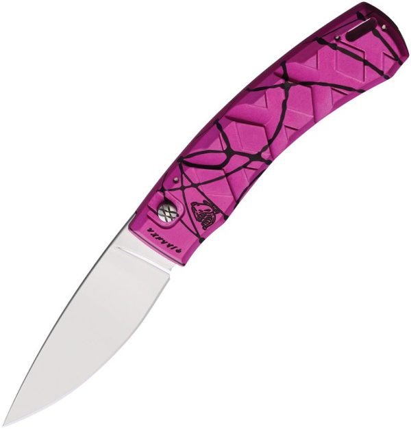 Piranha Auto X Button Lock Pink Camo - 154CM Mirror