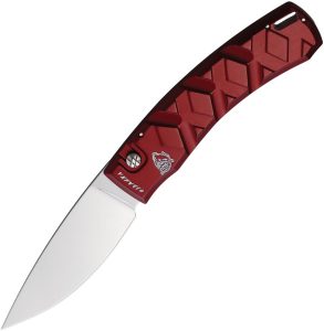 PKCP14R.jpg Piranha Auto X Button Lock Red - 154CM Mirror Blade