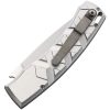 Piranha Auto X Button Lock Silver - 154CM Mirror Blade