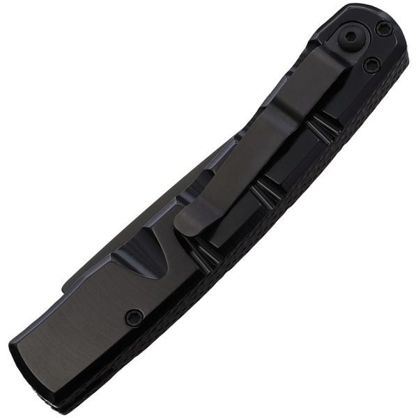 Piranha Auto Virus Button Lock Black - CPM S30V