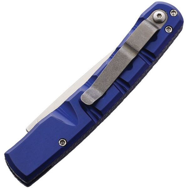 Piranha Auto Virus Button Lock Blue - CPM S30V