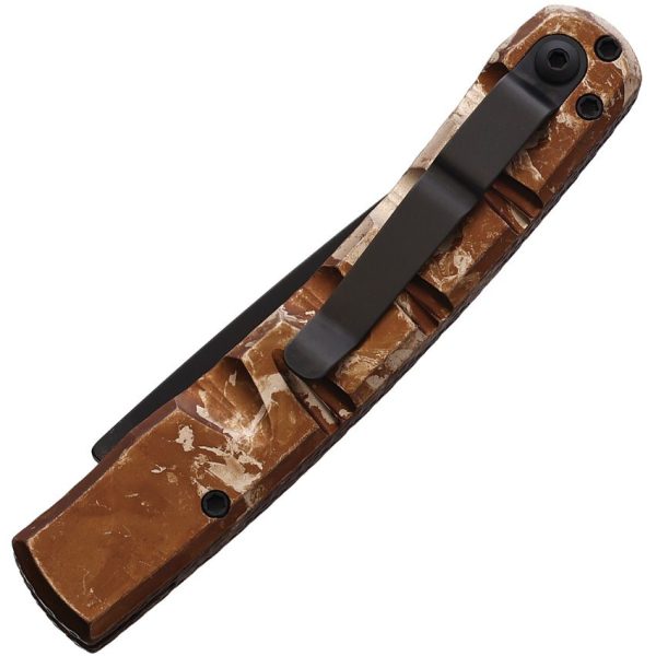 Piranha Auto Virus Button Lock - Camo CPM S30V DLC