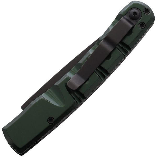 Piranha Auto Pocket Button Lock - Green 154CM