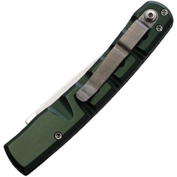 Piranha Auto Virus Button Lock - Green Mirror CPM S30V