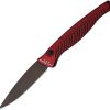 Piranha Auto DNA Button Lock Red Aluminum CPM S30V