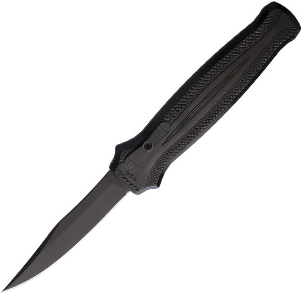 Piranha Auto Rated-R OTF Black 154CM Black Blade