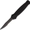 PKCP19BKTS.jpg Piranha Auto Rated-R OTF Black Serrated 154CM
