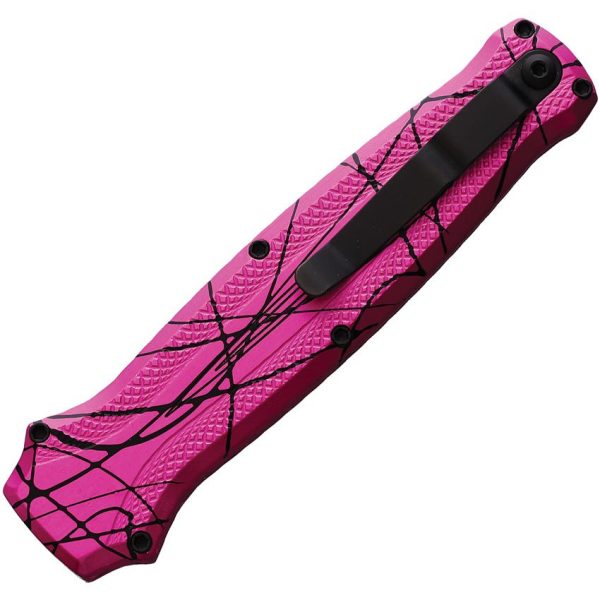 Piranha Auto Rated-R OTF Pink Camo DLC Blade