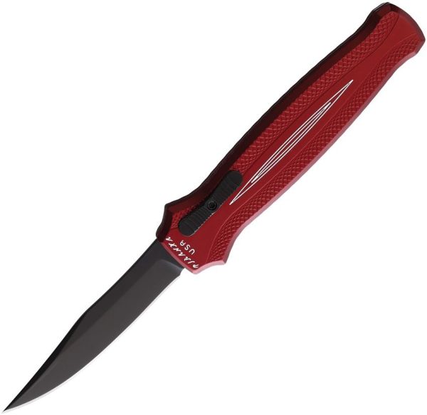 Piranha Auto Rated-R OTF Red 154CM DLC Blade