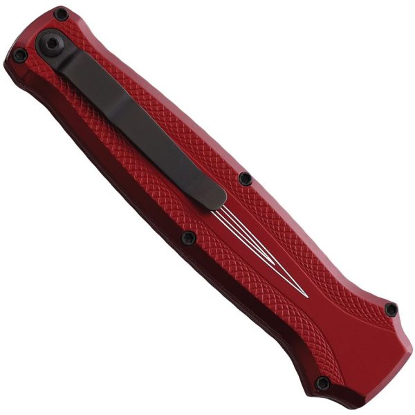 Piranha Auto Rated-R OTF Red 154CM DLC Blade