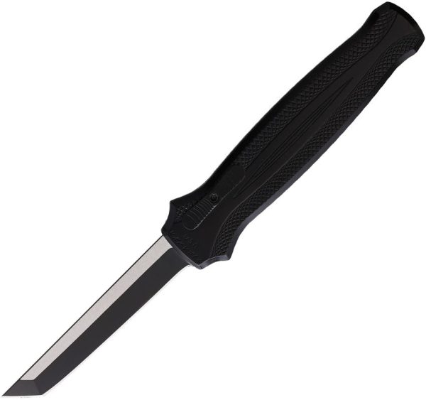 PKCP19TBKT.jpg Piranha Auto Rated-R OTF Black DLC Tanto Blade